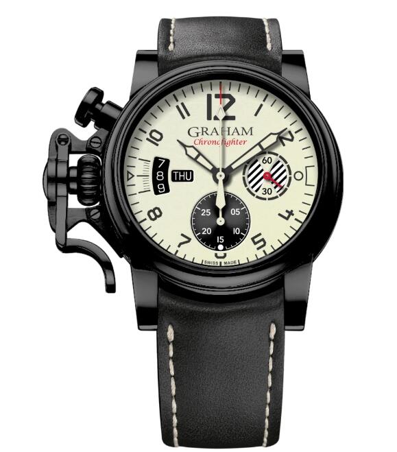 Graham CHRONOFIGHTER VINTAGE - DLC WHITE LIMITED EDITION 2CVAB.W03A Replica Watch
